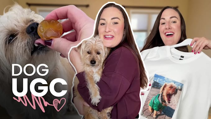 create ugc dog video ads for tiktok facebook instagram reels