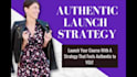 strategize your online course launch