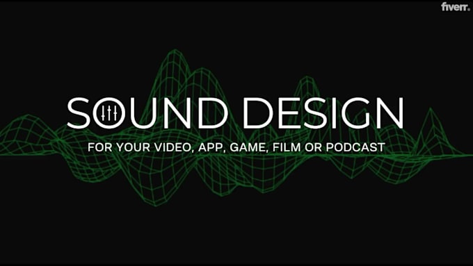do sound design for your video