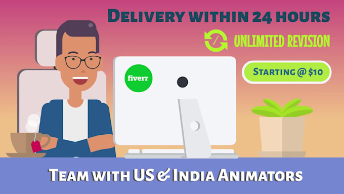 create 2d explainer video animation for sales