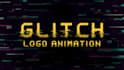 create a custom glitch logo animation