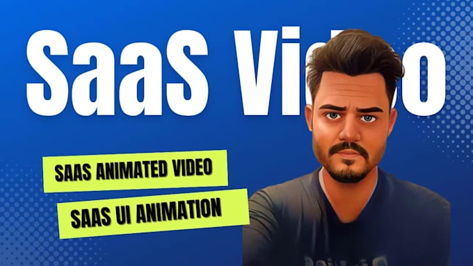 create saas demo video with animated UI