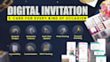 do ecard for birthday, wedding, event and party invitation