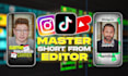 edit tiktok, youtube, instagram, facebook video ads and reels