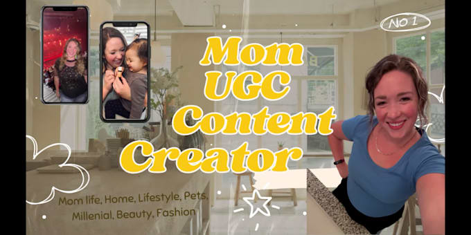 create authentic mom, kids, toddler, lifestyle ugc content