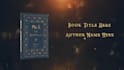 create an epic cinematic book trailer video