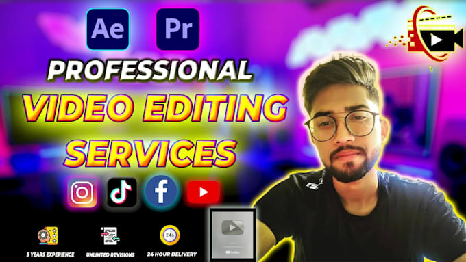 do professional video editing for youtube