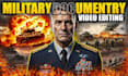 professionally edit military war and documentary videos