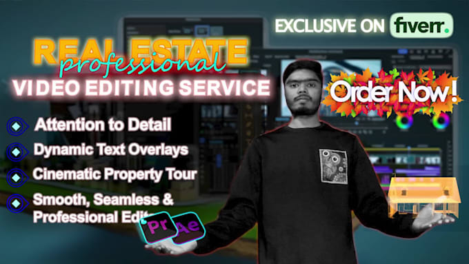 do premium real estate video editing