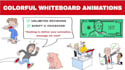 create a colorful whiteboard animation video