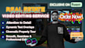 do premium real estate video editing