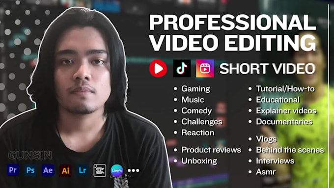 do professional short video editing