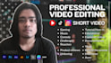 do professional short video editing