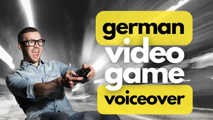record german voice over for video computer smartphone games