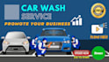 create car wash animated promo video