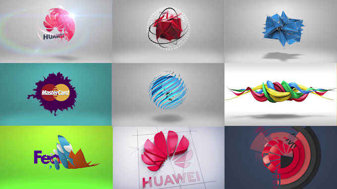 do minimal intro outro logo animation
