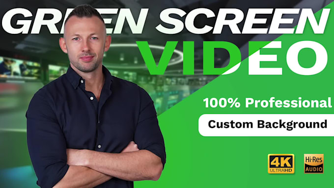 be your professional green screen video spokesperson