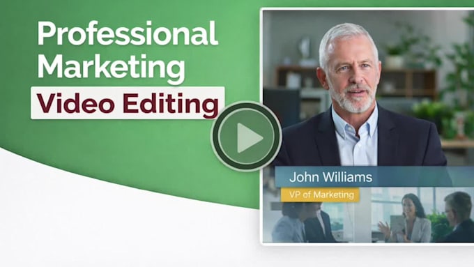 professionally edit corporate marketing videos
