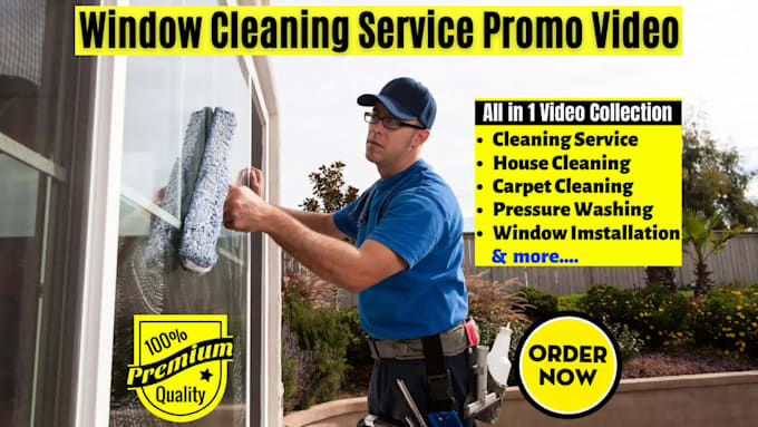 do window cleaning video or window cleaning service video ad
