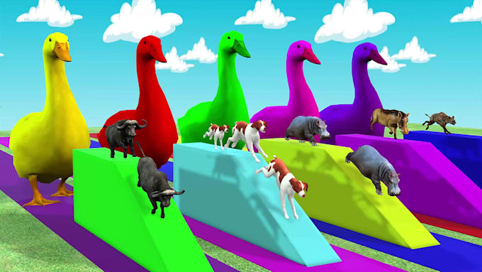 create 3d animation videos for kids