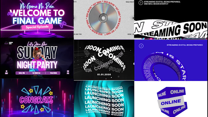 create a video text animation kinetic typography titles