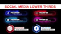 make 4 social media lower thirds for your youtube videos