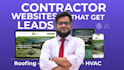 create contractor, roofing, hvac, remodeling, solar websites google ads ready