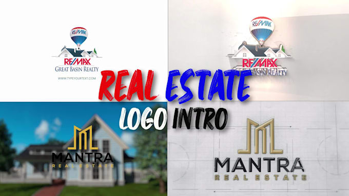 make awesome 3d real estate logo intro videos