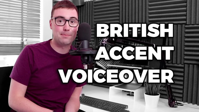 record a professional male british english voiceover