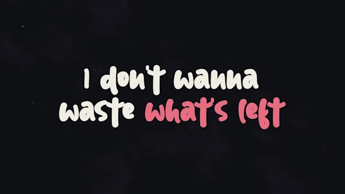 create a professional looking lyric video for your song