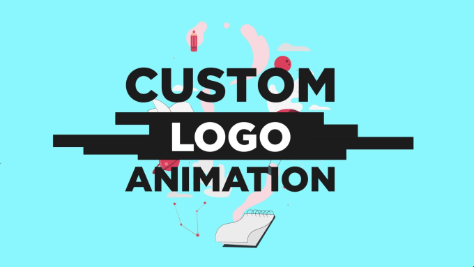 create a custom motion graphics animated logo intro