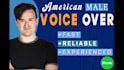 record a millennial american male voiceover for your project
