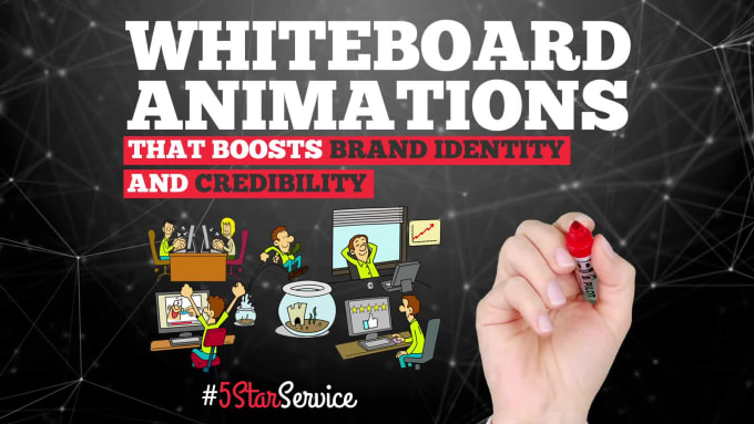 Hot Deals! I will create a professional whiteboard animation