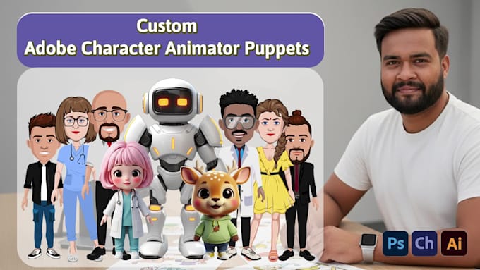 create custom adobe character animator puppets