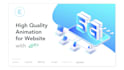 create an animation as gif, video or lottie for a website or social media