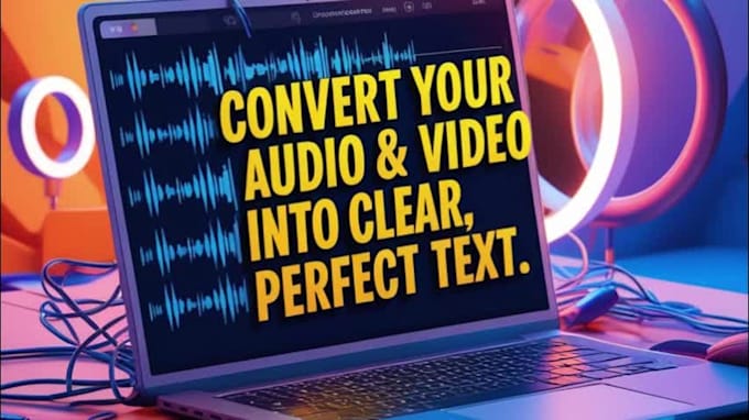 transcribe your audio or video into a text transcript