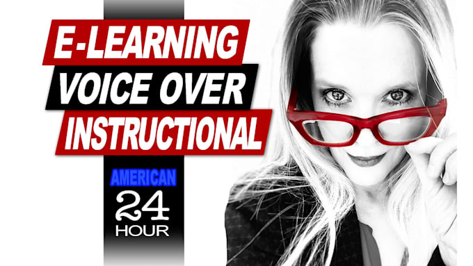 record american female voice over for e learning