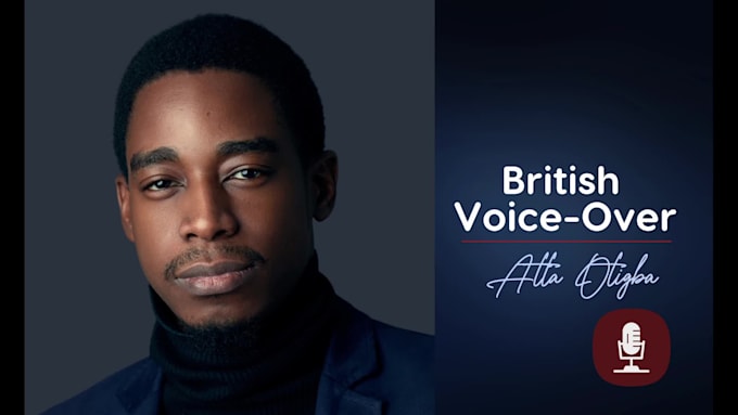 record a neutral accent male voice over