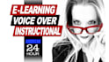 record american female voice over for e learning