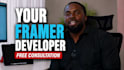 design a professional framer website or framer landing page