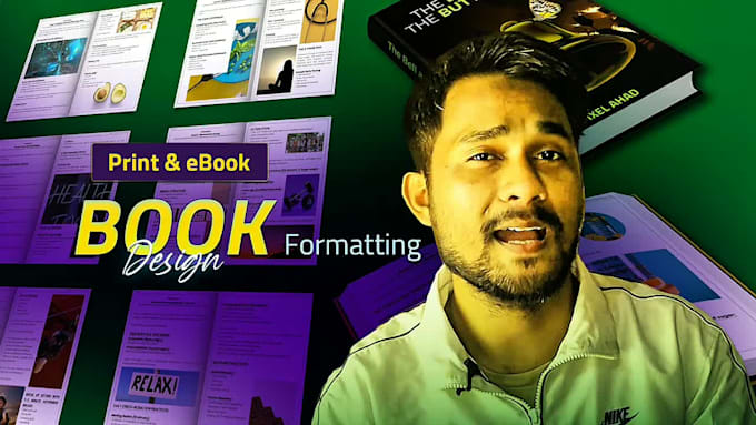 do book or ebook formatting and book cover design