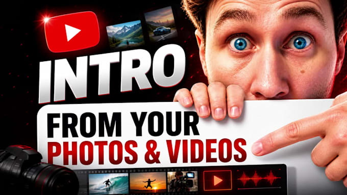 create custom youtube intro from your photos and videos