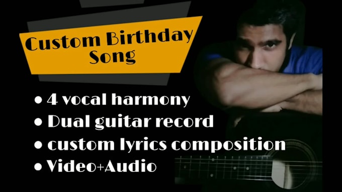 sing a custom birthday song