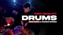 be your professional drummer to record HQ acoustic drums