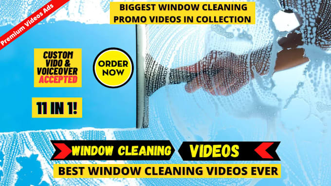 create residential commercial window cleaning explainer video