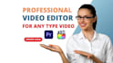 do pro video editing for youtube and whatever you want