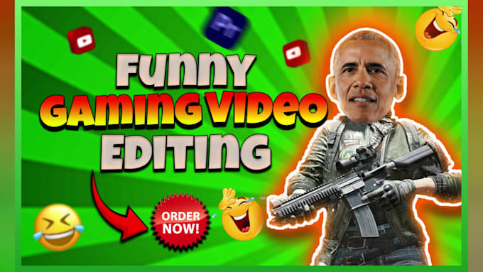 do professional funny gaming video editing for youtube
