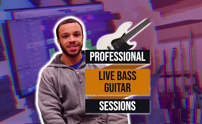 play bass guitar for your live performance or studio session