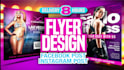 design professional flyers, posters, and social media posts for your business