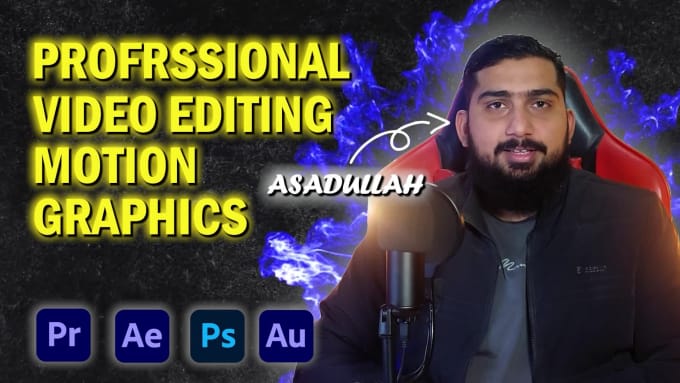 do professional video editing and motion graphics